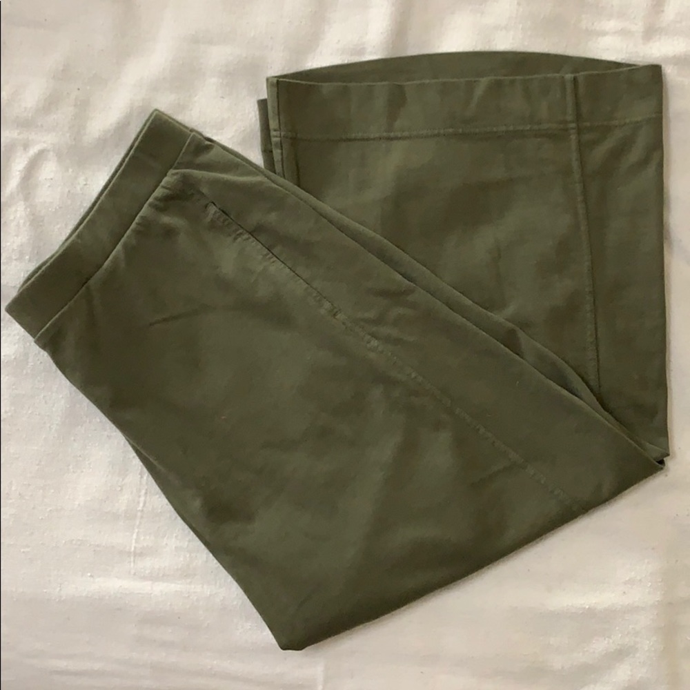 J Jill cotton wide leg crops/culottes. L-XL
